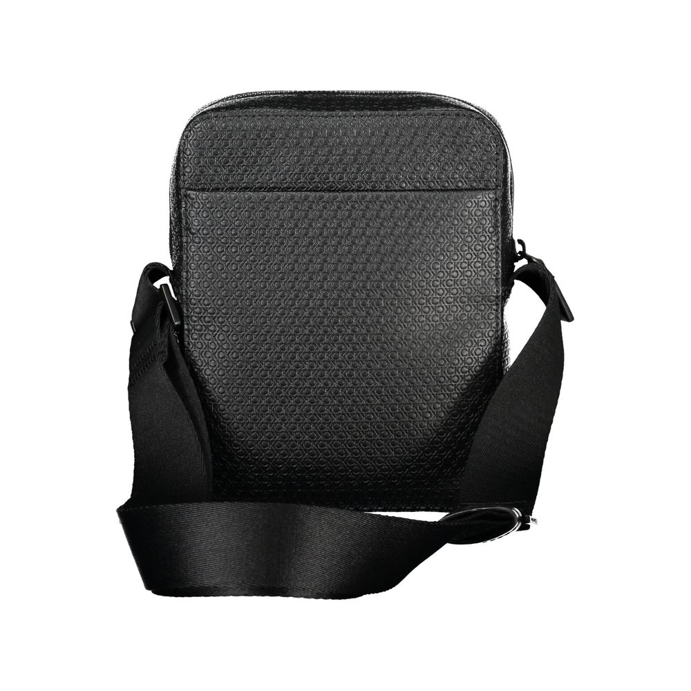 Calvin Klein Elegant Black Shoulder Bag with Contrasting Accents $233.00 Calvin Klein Luzworld