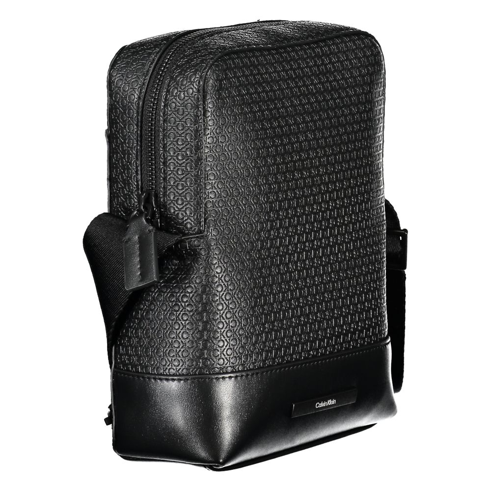 Calvin Klein Elegant Black Shoulder Bag with Contrasting Accents $233.00 Calvin Klein Luzworld