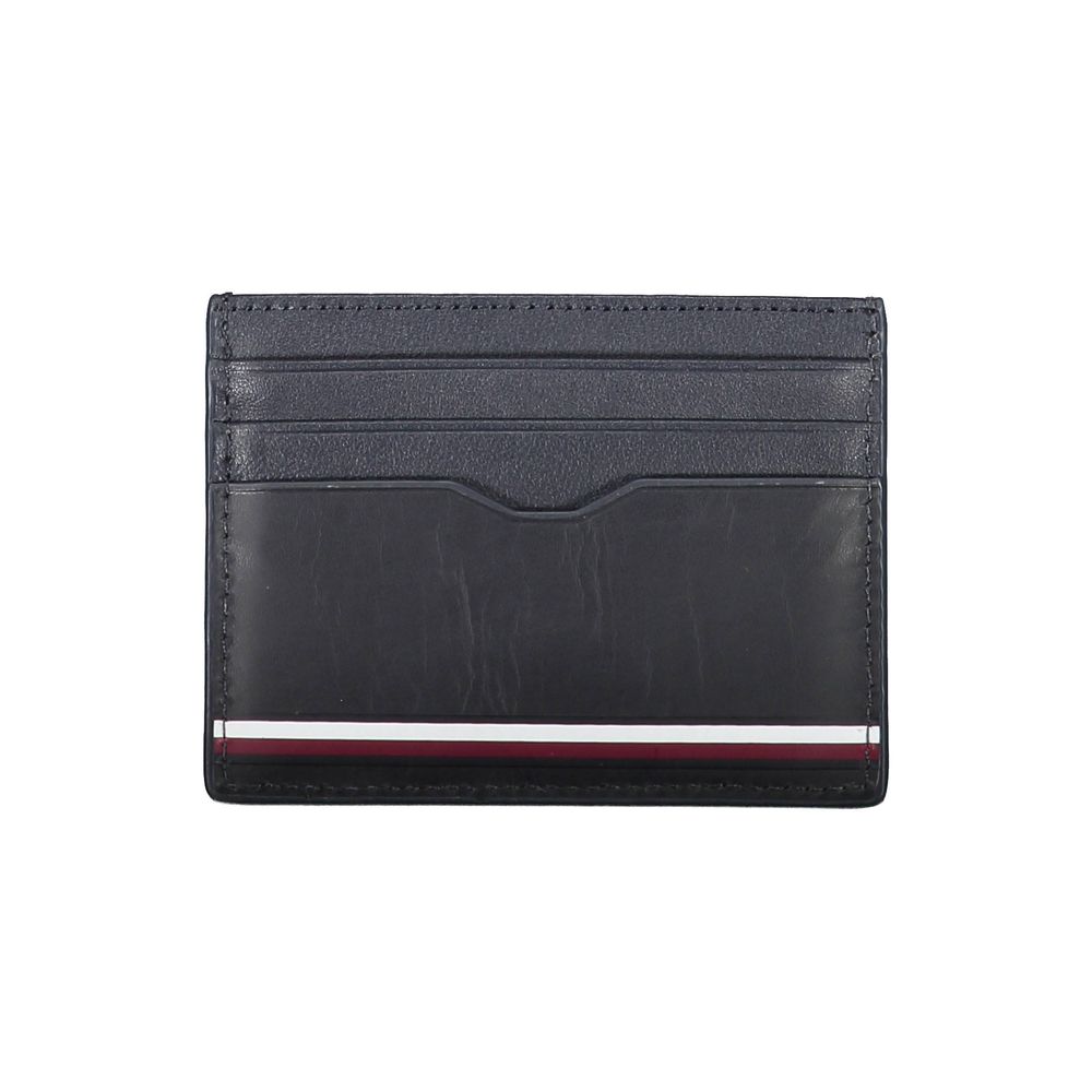 Tommy Hilfiger Blue Leather Men Wallet $154.00 Tommy Hilfiger Luzworld