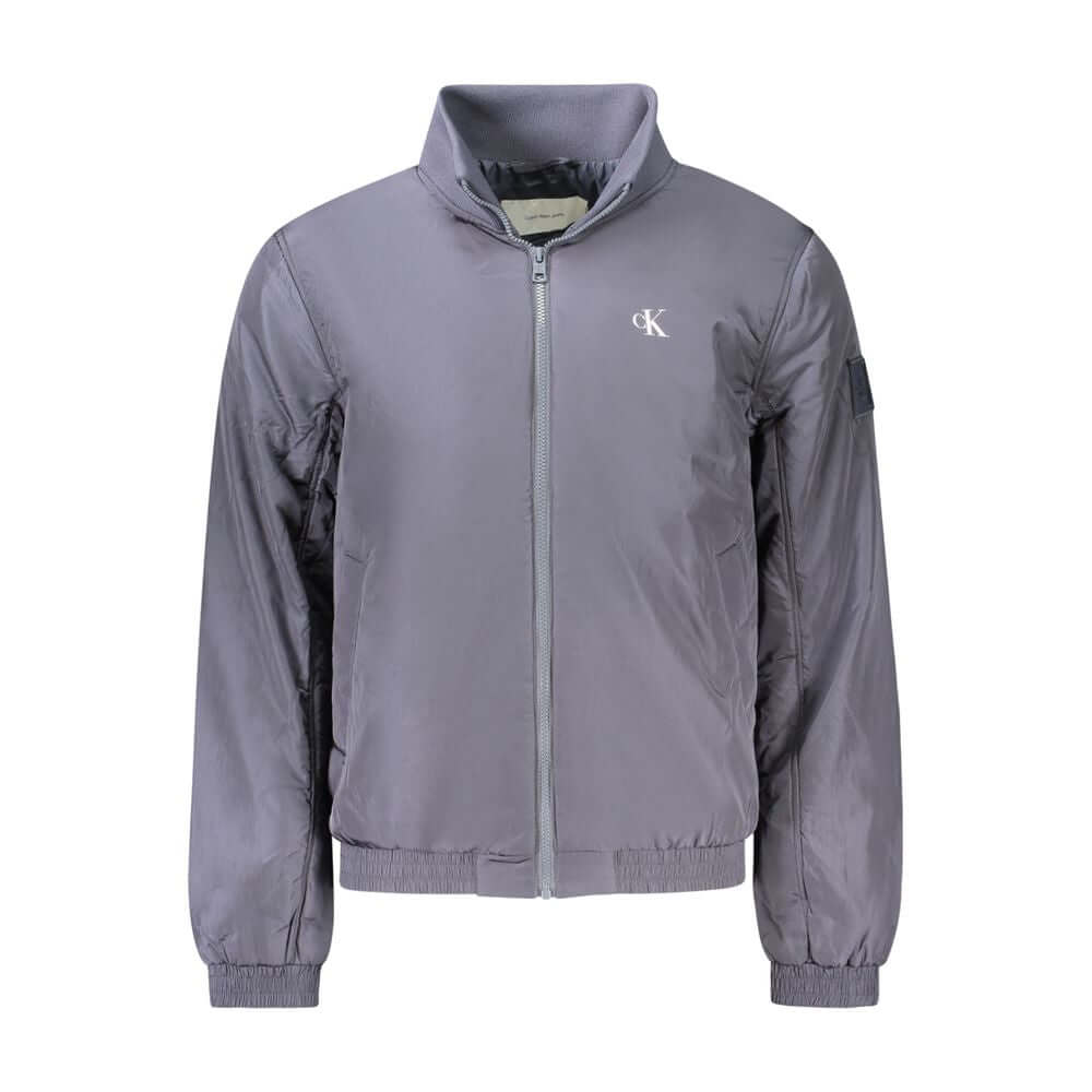 Calvin Klein Blue Polyamide Men Jacket $312.00 Calvin Klein Luzworld
