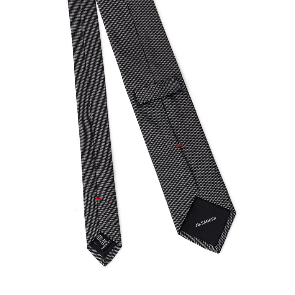 Jil Sander Gray Silk Ty $527.00 Jil Sander Luzworld
