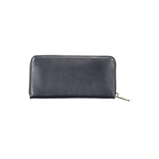 Tommy Hilfiger Blue Leather Women Wallet $220.00 Tommy Hilfiger Luzworld