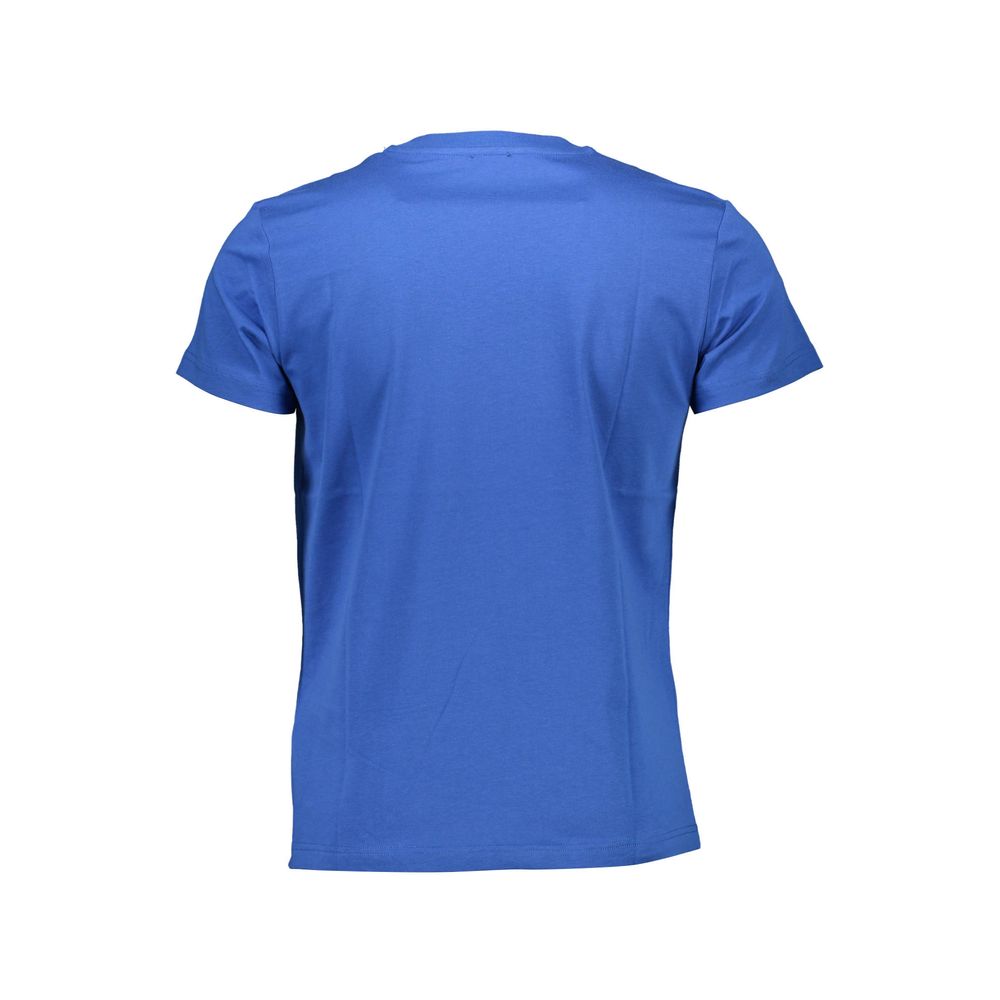 Diesel Blue Cotton Men T-Shirt $134.00 Diesel Luzworld