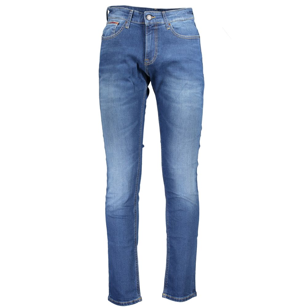 Tommy Hilfiger Blue Cotton Men Jeans $250.00 Tommy Hilfiger Luzworld