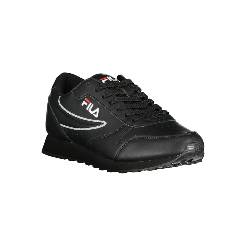 Fila Sleek Black Lace-Up Sport Sneakers $188.00 Fila Luzworld
