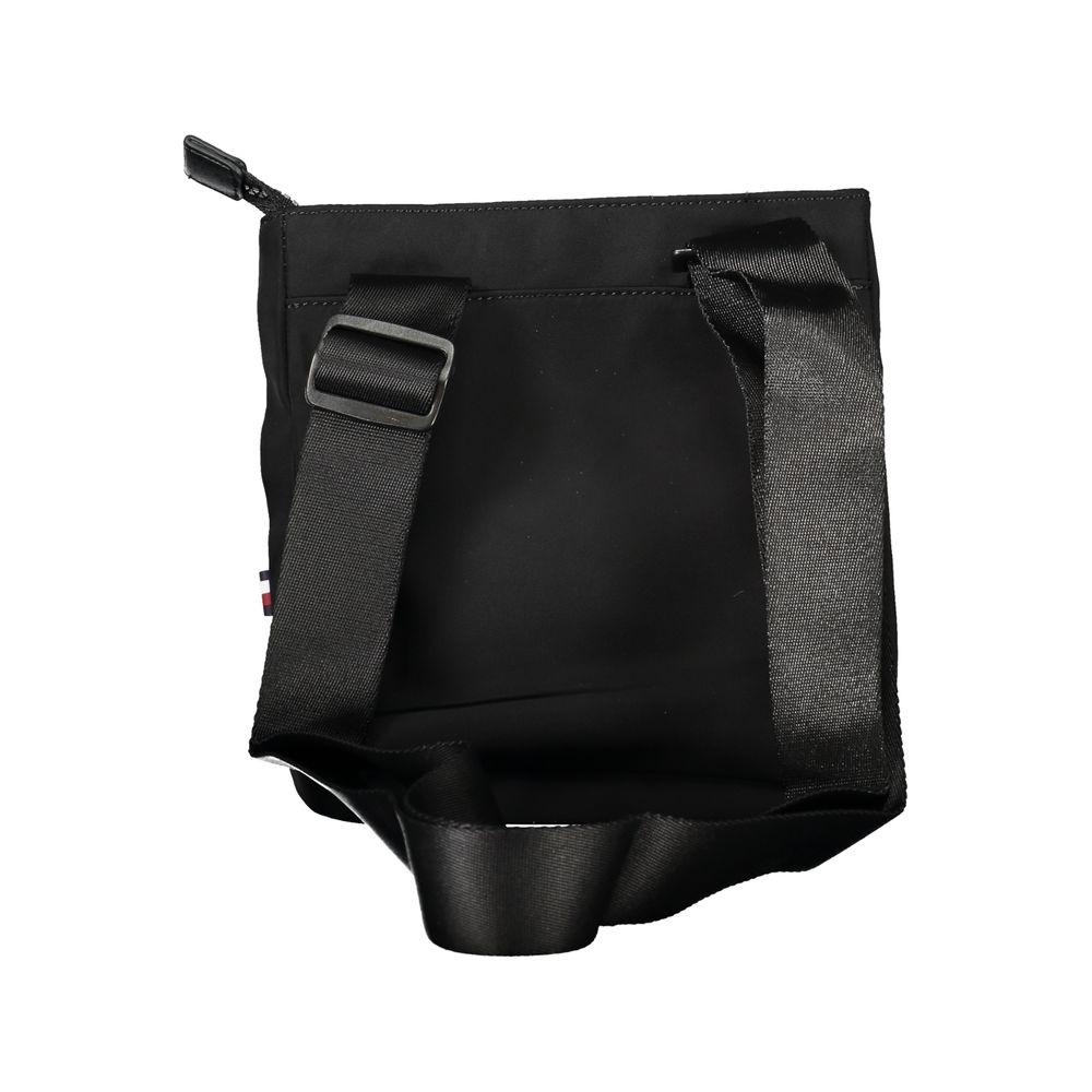 Tommy Hilfiger Black Polyester Men Shoulder Bag $190.00 Tommy Hilfiger Luzworld