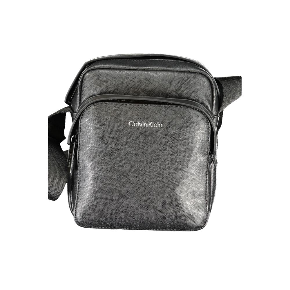 Calvin Klein Black Polyester Shoulder Bag $217.00 Calvin Klein Luzworld