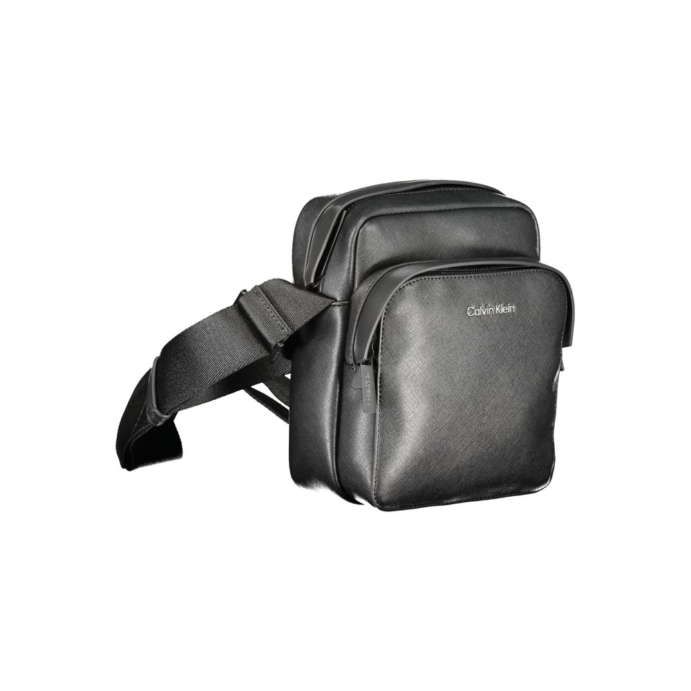 Calvin Klein Black Polyester Shoulder Bag $217.00 Calvin Klein Luzworld