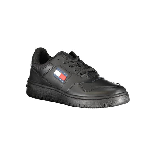 Tommy Hilfiger Black Polyester Sneaker $238.00 Tommy Hilfiger Luzworld