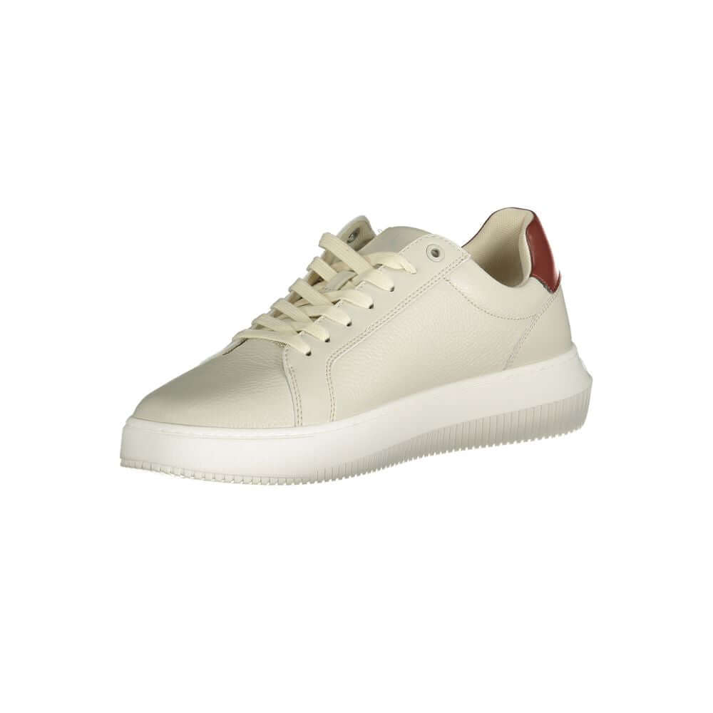 Calvin Klein Brown Leather Men Sneaker $290.00 Calvin Klein Luzworld