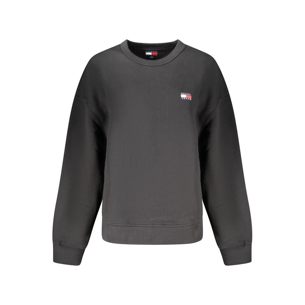 Tommy Hilfiger Black Cotton Women Sweater $221.00 Tommy Hilfiger Luzworld