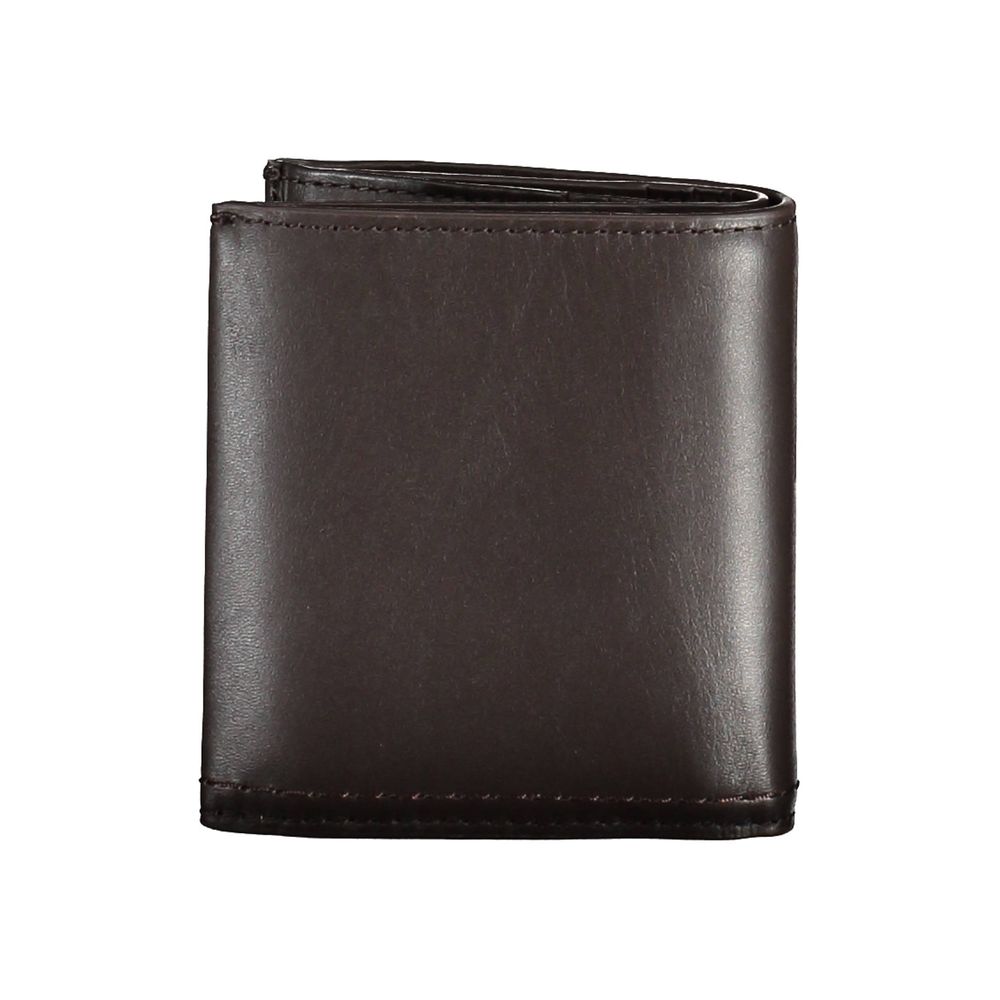 Calvin Klein Brown Leather Men Wallet $193.00 Calvin Klein Luzworld