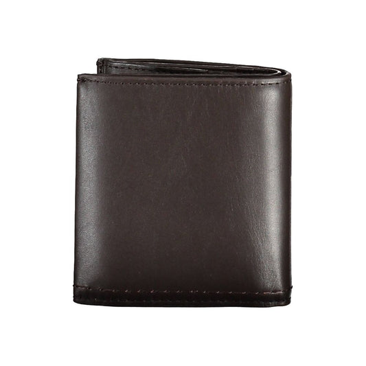 Calvin Klein Brown Leather Men Wallet $193.00 Calvin Klein Luzworld