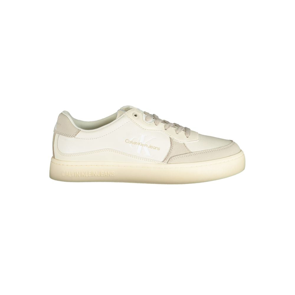 Calvin Klein Elegant White Sneakers with Contrast Accents $256.00 Calvin Klein Luzworld