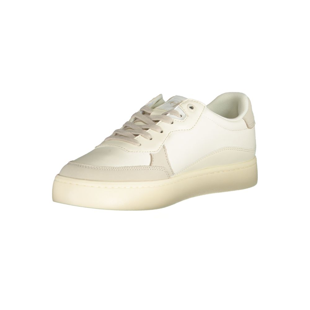 Calvin Klein Elegant White Sneakers with Contrast Accents $256.00 Calvin Klein Luzworld