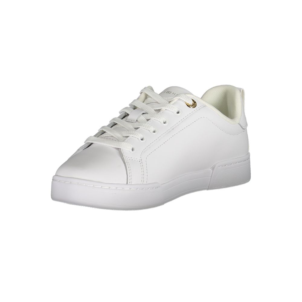 Tommy Hilfiger Chic White Lace-Up Sneakers with Contrast Detail $271.00 Tommy Hilfiger Luzworld