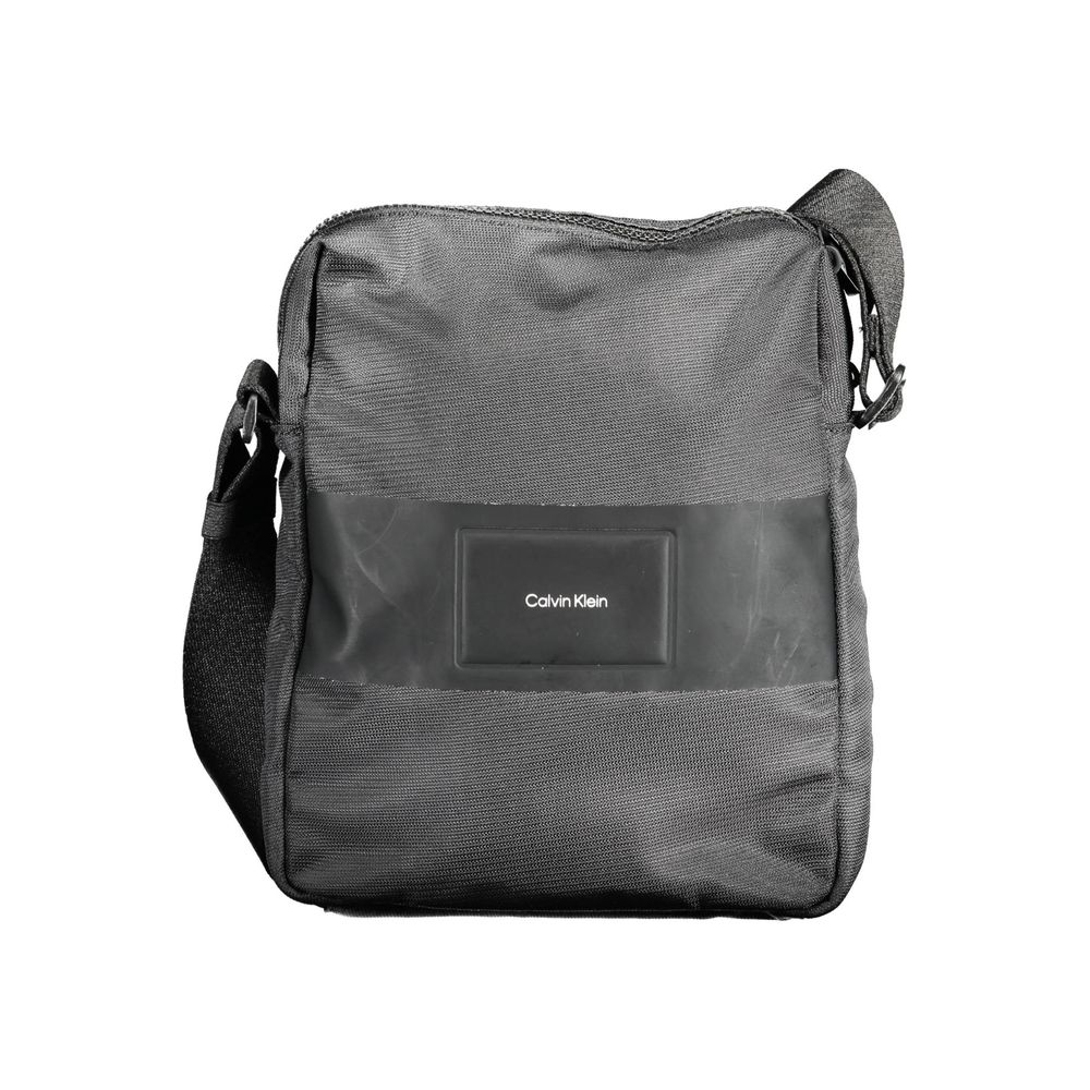 Calvin Klein Black Polyester Men Shoulder Bag $199.00 Calvin Klein Luzworld