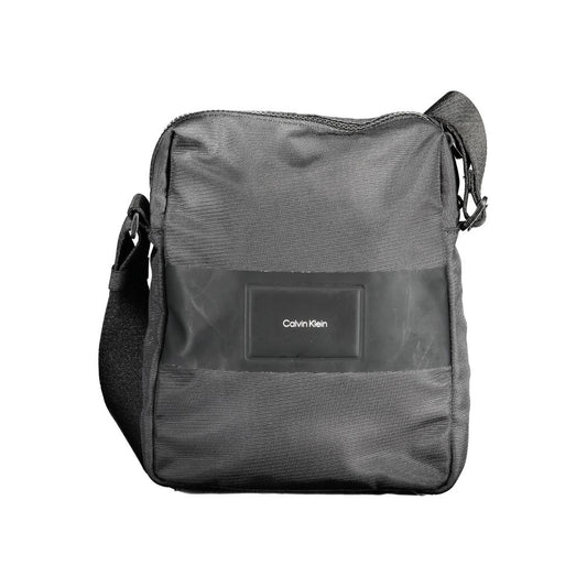 Calvin Klein Black Polyester Men Shoulder Bag $199.00 Calvin Klein Luzworld