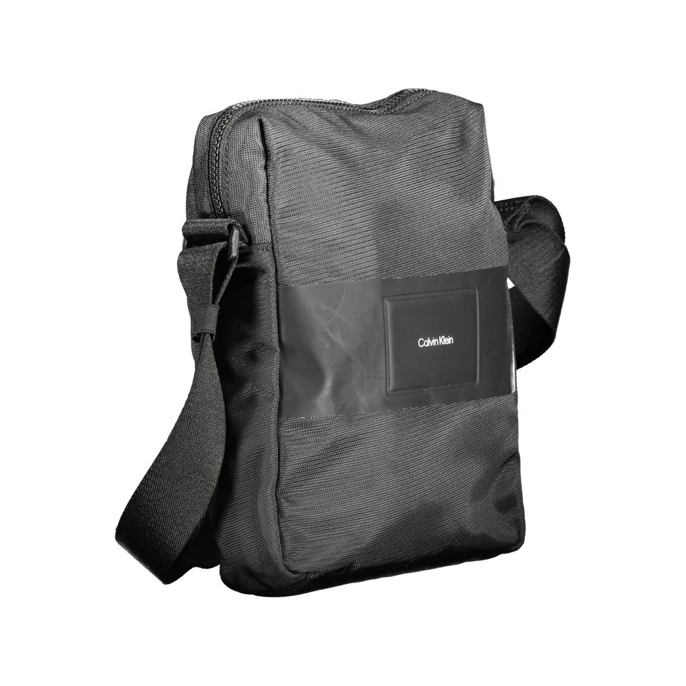 Calvin Klein Black Polyester Men Shoulder Bag $199.00 Calvin Klein Luzworld