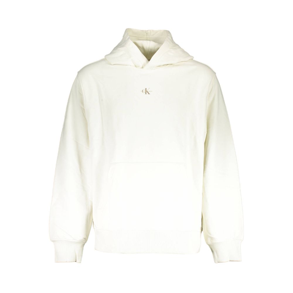 Calvin Klein White Cotton Men Sweater $234.00 Calvin Klein Luzworld