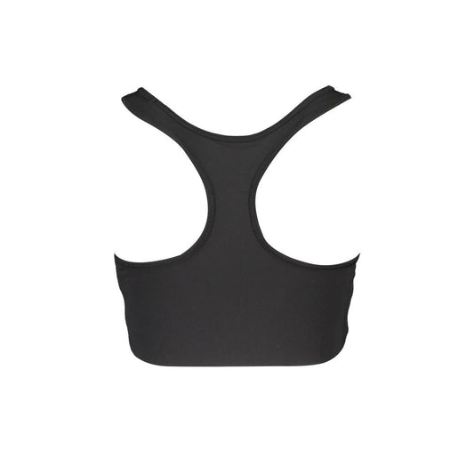 Fila Black Polyester Women Sports Bra $133.00 Fila Luzworld