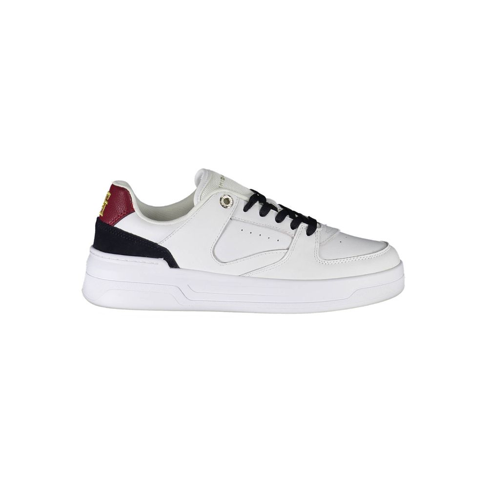 Tommy Hilfiger White Leather Women Sneaker $271.00 Tommy Hilfiger Luzworld