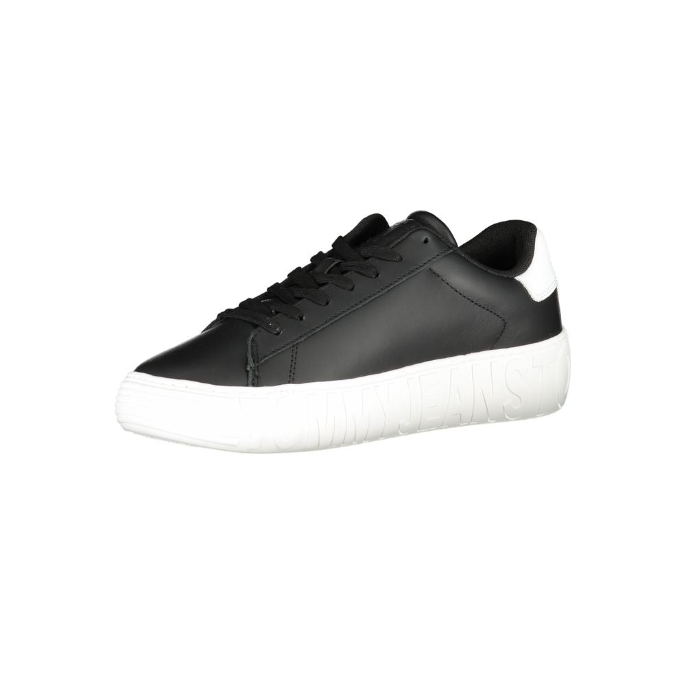 Tommy Hilfiger Black Polyethylene Men Sneaker $255.00 Tommy Hilfiger Luzworld