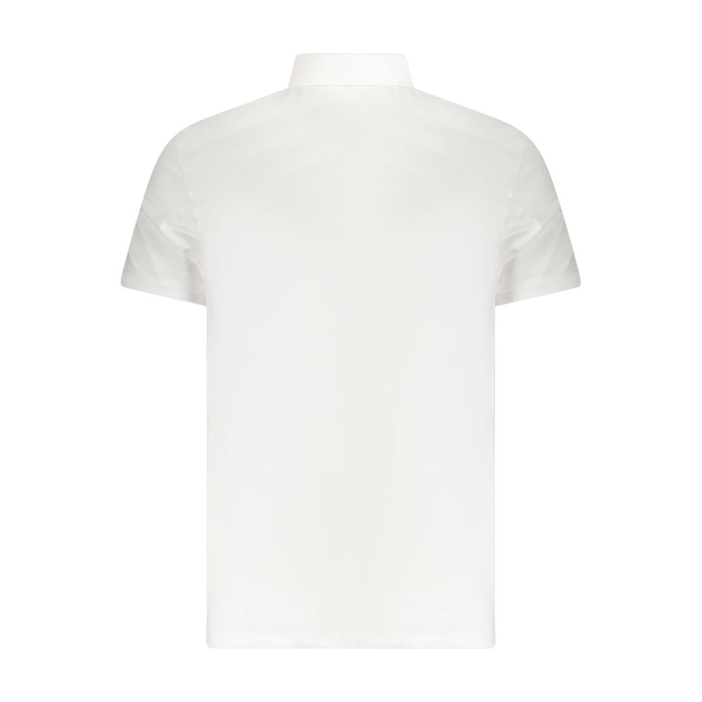 Calvin Klein White Cotton Men Polo Shirt $189.00 Calvin Klein Luzworld
