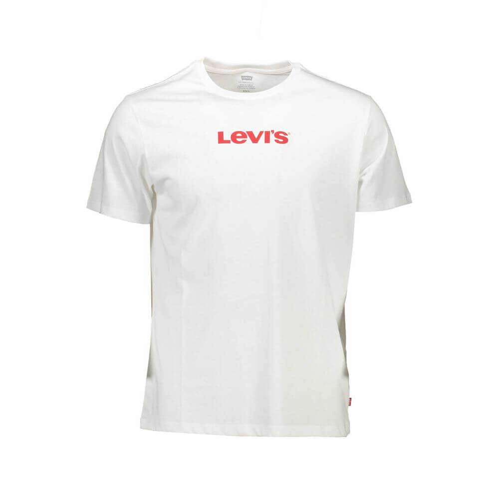 Levi's White Cotton Men T-Shirt $128.00 Levi's Luzworld