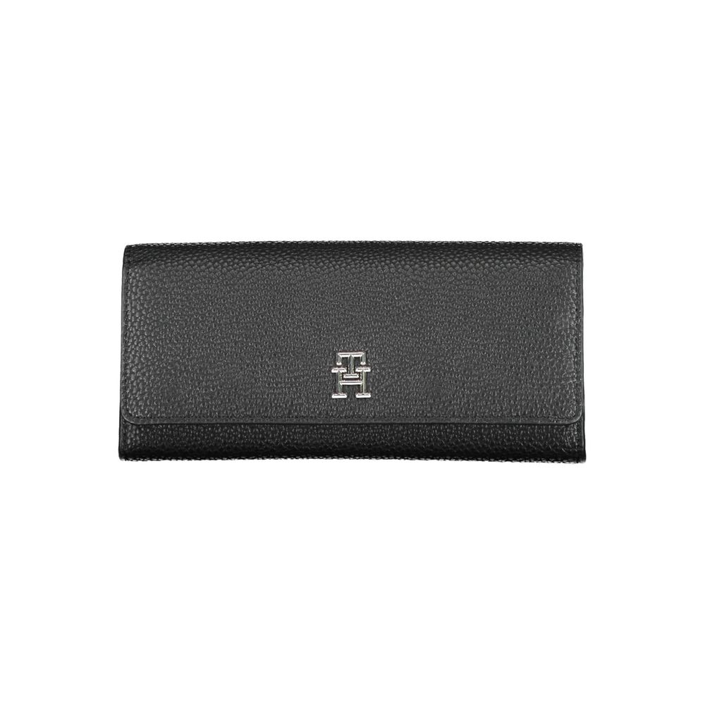 Tommy Hilfiger Black Polyethylene Women Wallet $212.00 Tommy Hilfiger Luzworld