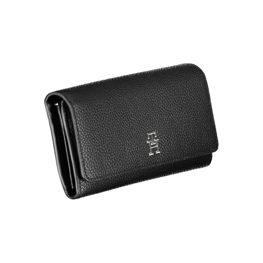 Tommy Hilfiger Black Polyethylene Women Wallet $212.00 Tommy Hilfiger Luzworld