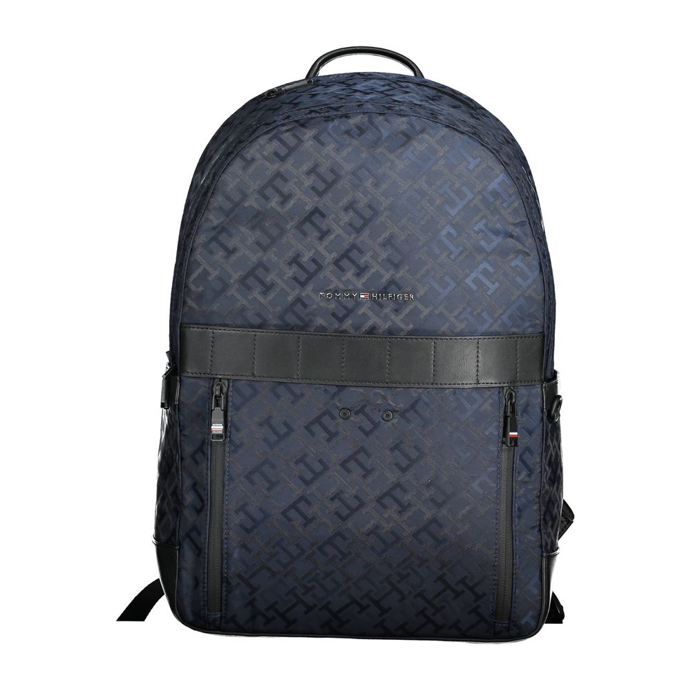 Tommy Hilfiger Blue Polyester Men Backpack $582.00 Tommy Hilfiger Luzworld