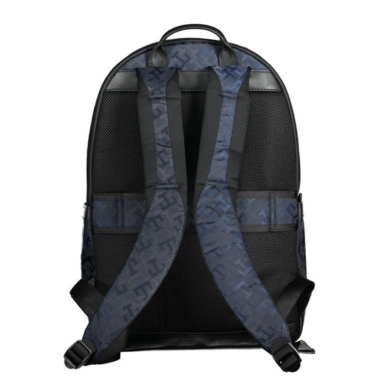 Tommy Hilfiger Blue Polyester Men Backpack $582.00 Tommy Hilfiger Luzworld