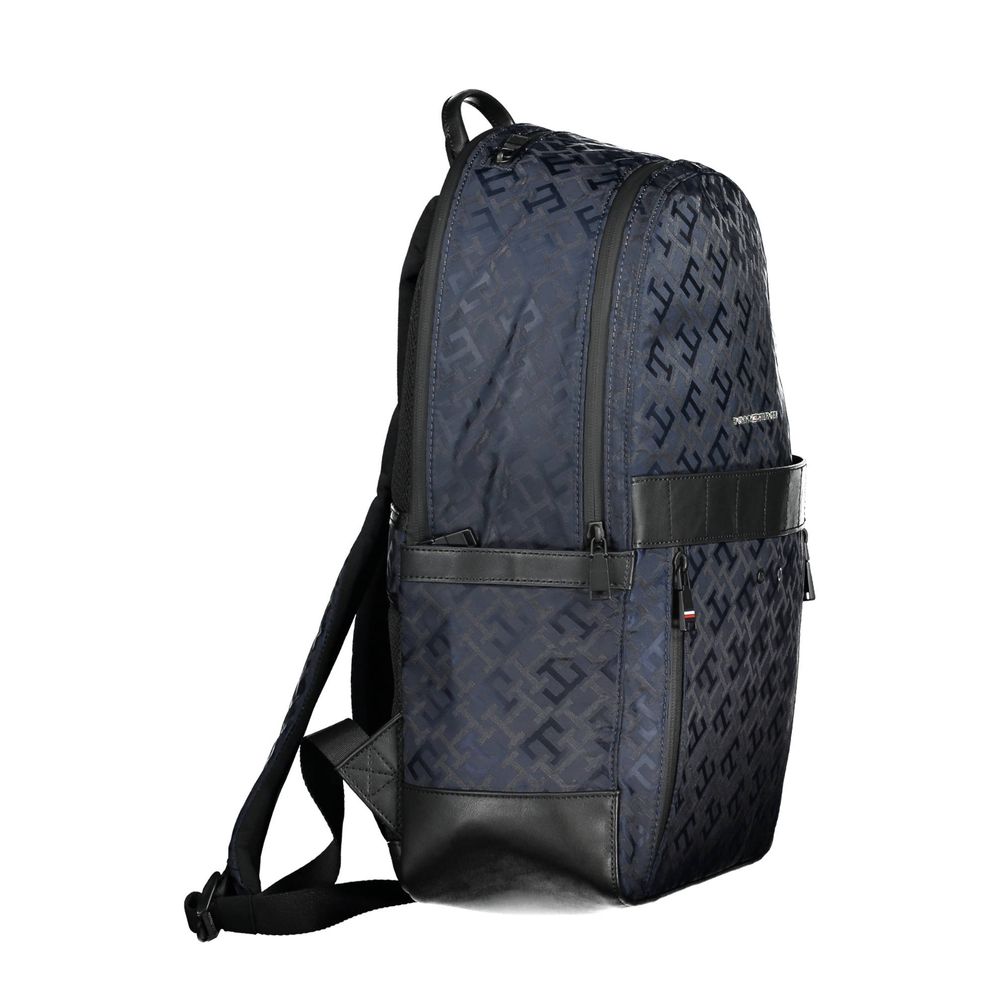 Tommy Hilfiger Blue Polyester Men Backpack $582.00 Tommy Hilfiger Luzworld