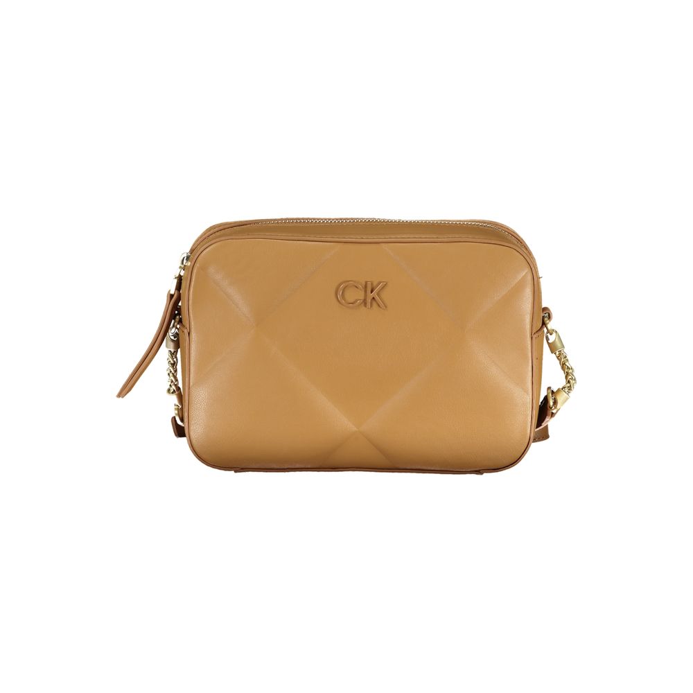 Calvin Klein Brown Polyester Handbag $262.00 Calvin Klein Luzworld