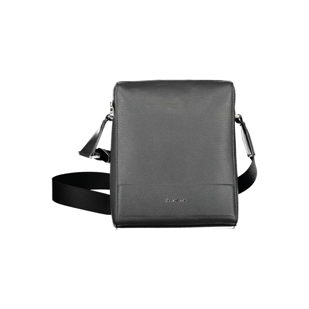Calvin Klein Black Polyester Mens Shoulder Bag $246.00 Calvin Klein Luzworld