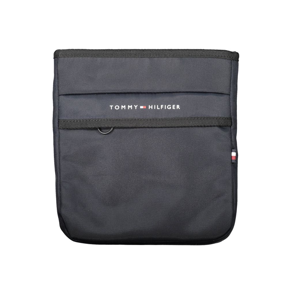 Tommy Hilfiger Blue Polyester Men Shoulder Bag $190.00 Tommy Hilfiger Luzworld
