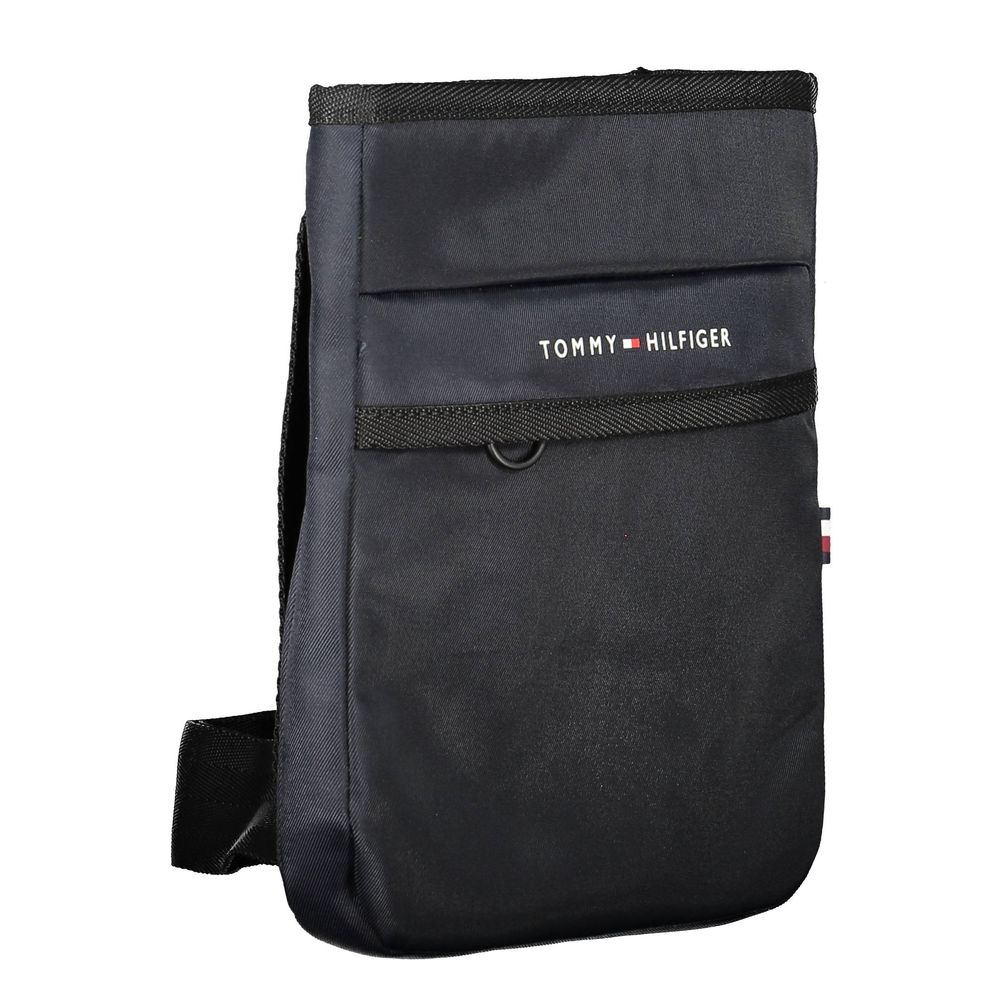 Tommy Hilfiger Blue Polyester Men Shoulder Bag $190.00 Tommy Hilfiger Luzworld