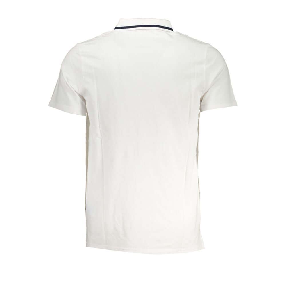 Fila Sleek White Cotton Polo with Contrast Accents $166.00 Fila Luzworld