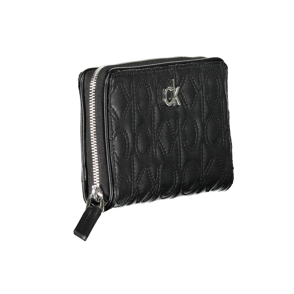 Calvin Klein Black Polyethylene Women Wallet $187.00 Calvin Klein Luzworld