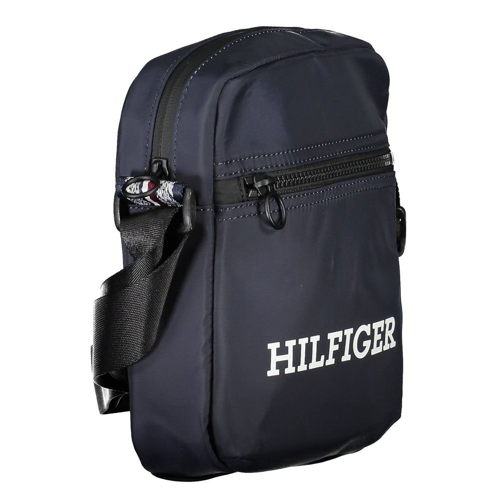 Tommy Hilfiger Blue Polyester Men Shoulder Bag $206.00 Tommy Hilfiger Luzworld