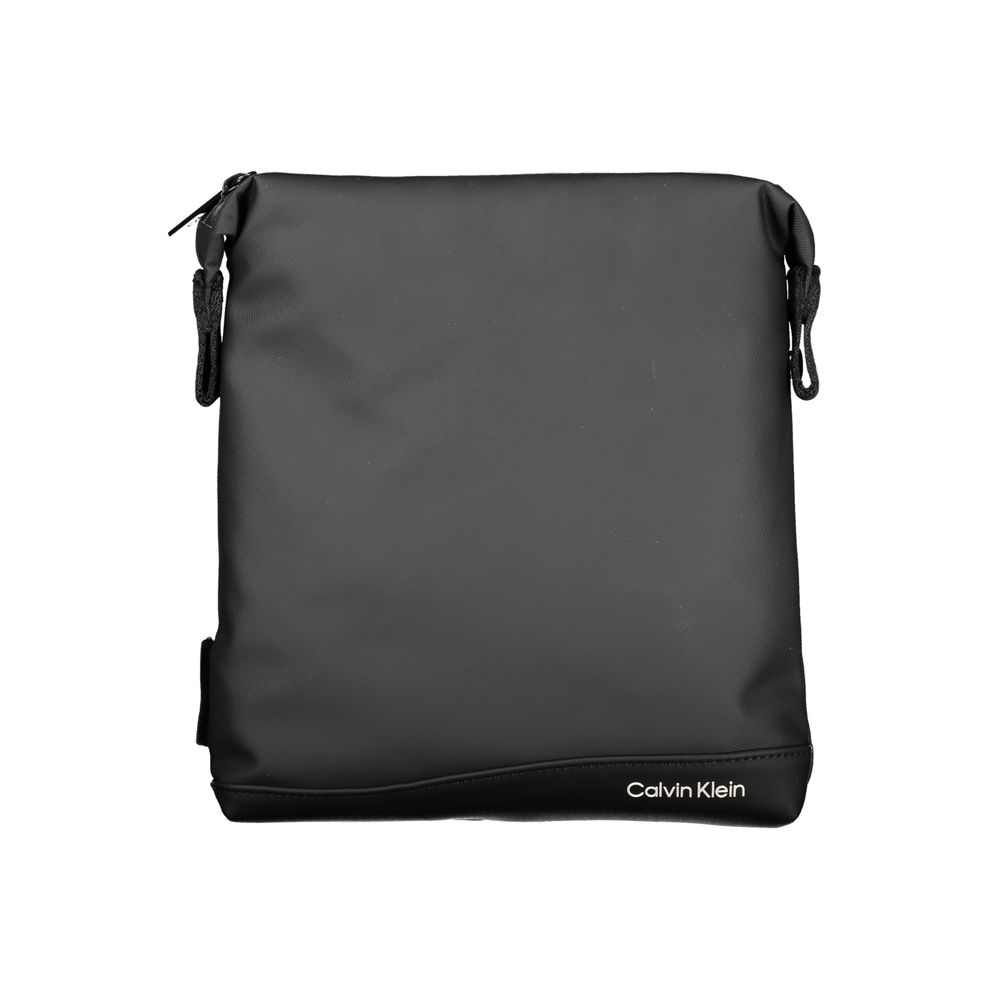 Calvin Klein Elegant Black Shoulder Bag with Contrast Details $217.00 Calvin Klein Luzworld