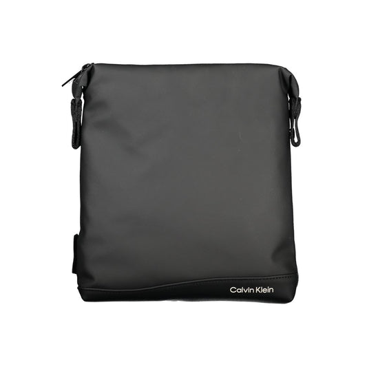 Calvin Klein Elegant Black Shoulder Bag with Contrast Details $217.00 Calvin Klein Luzworld