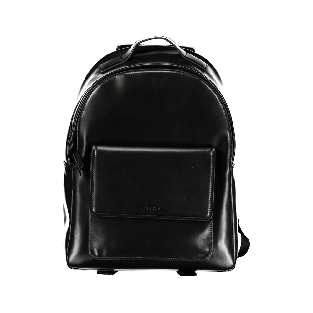 Calvin Klein Elegant Black Urban Backpack with Laptop Compartment $569.00 Calvin Klein Luzworld
