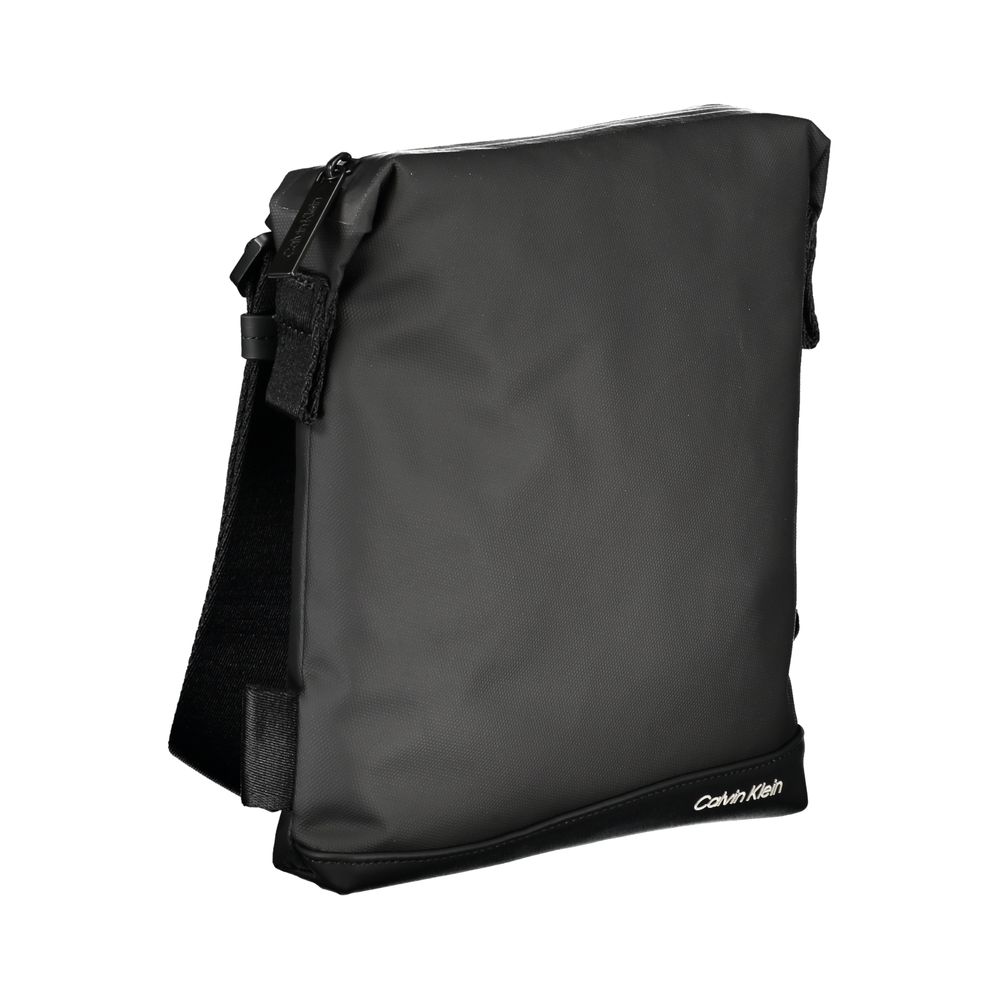 Calvin Klein Elegant Black Shoulder Bag with Contrast Details $217.00 Calvin Klein Luzworld