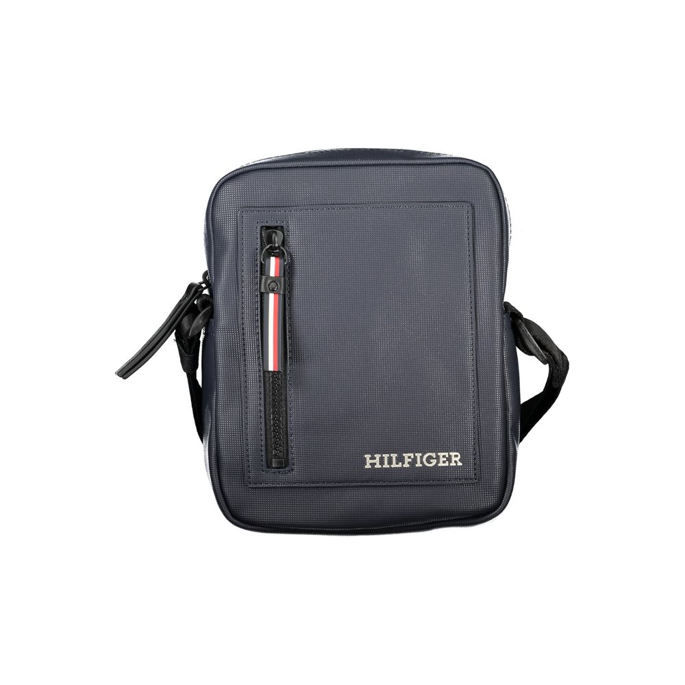 Tommy Hilfiger Blue Polyethylene Men Shoulder Bag $206.00 Tommy Hilfiger Luzworld