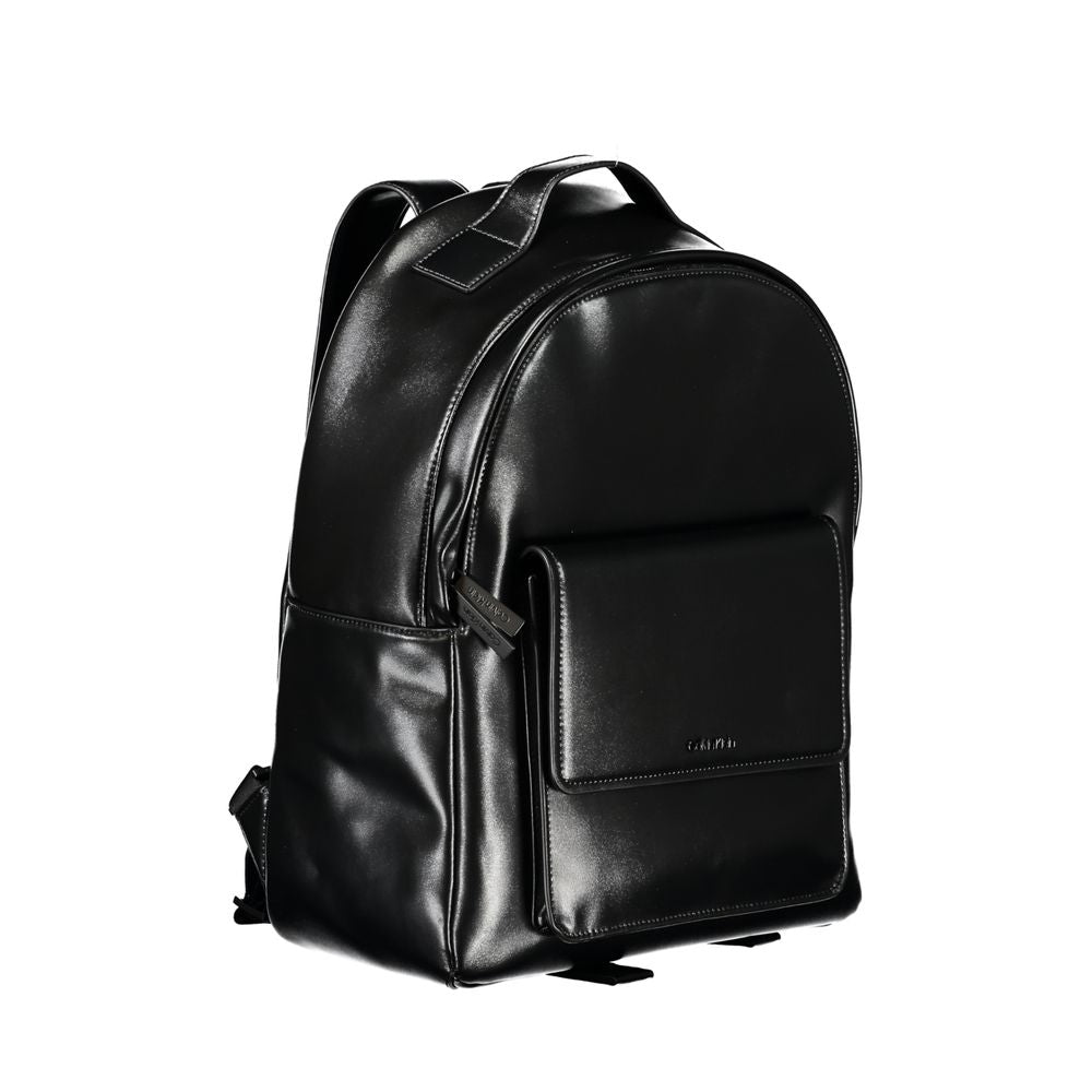 Calvin Klein Elegant Black Urban Backpack with Laptop Compartment $569.00 Calvin Klein Luzworld