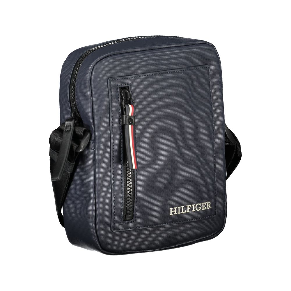 Tommy Hilfiger Blue Polyethylene Men Shoulder Bag $206.00 Tommy Hilfiger Luzworld