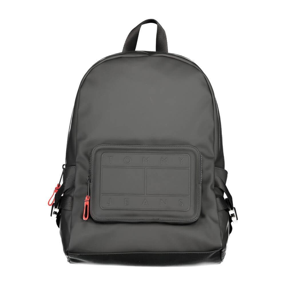 Tommy Hilfiger Black Polyester Backpack $255.00 Tommy Hilfiger Luzworld