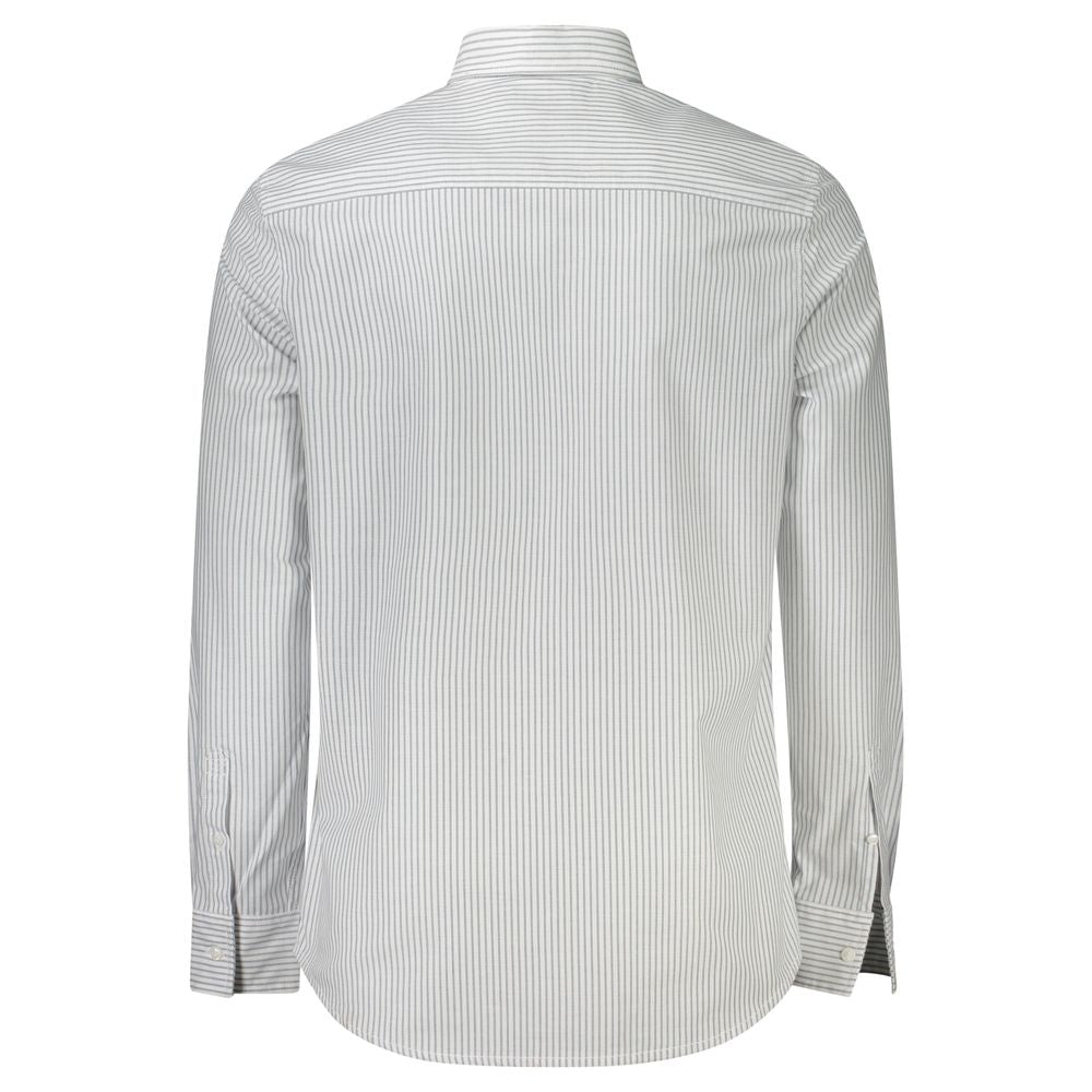 Calvin Klein White Cotton Men Shirt $218.00 Calvin Klein Luzworld
